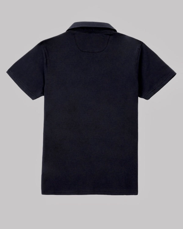 Revere Collar Polo Shirt