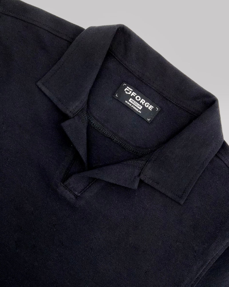 Revere Collar Polo Shirt