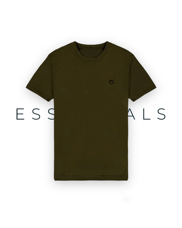Basic Olive Slim Fit T-Shirt