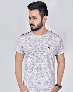Flecked Raw Cut T-Shirt