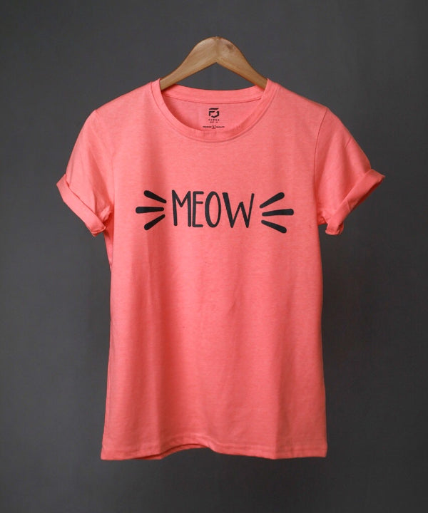Meow Graphic T-Shirt